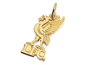 9ct Gold Liverpool FC Liver Bird Pendant 102254