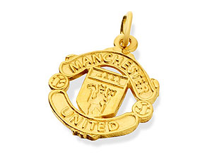 9ct Gold Manchester United Crest Pendant - 102151