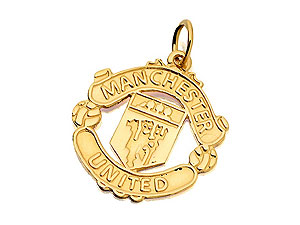 9ct Gold Manchester United Crest Pendant 102152