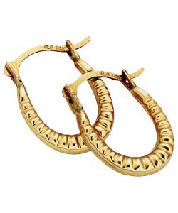 9ct Gold Mini Creole Earrings