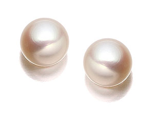 9ct gold Pink Freshwater Cultured Pearl Earrings