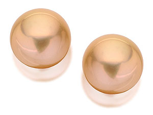 Pink Freshwater Pearl Earrings 9mm -