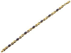 Sapphire And Diamond Bracelet - 049766