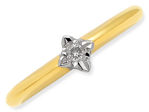 Solitaire Diamond Ring 045215-K