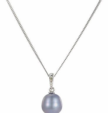 9ct White Gold Freshwater Pearl and