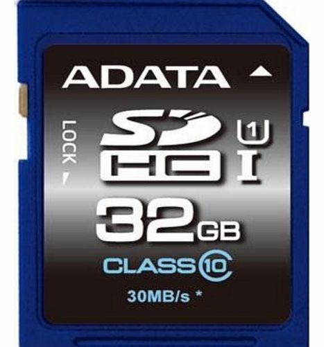 32GB A-Data Premier SDHC CL10 UHS-1 Memory Card