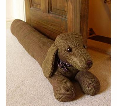 A Long Dachshund Draught Excluder called Ella