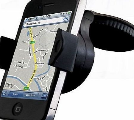 A-szcxtop(TM) The Original Simply Electronics Universal Stick Anywhere Mobile Phone Car Windscreen / Dash Mount Cradle Mobile Phone Car Holder, Rotate 