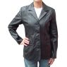 LADIES 4 BUTTON LEATHER BLAZER and#39;65Band39;