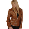 LADIES LEATHER BIKER JACKET and#39;52-and39;