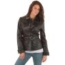LADIES SAFARI LEATHER JACKET WITH BELT and#39;534and39;