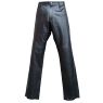A W Rust MENS LEATHER TROUSERS and#39;MAN-CUT COMFORTand39;
