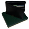 A W Rust MENS LEATHER WALLET and#39;TRAVEL 073and39;