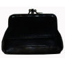 A W Rust SMALL LEATHER CLIP PURSE / COIN PURSE `B3`