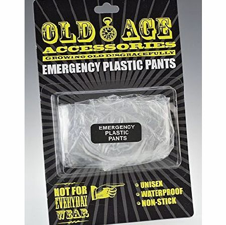 A1Gifts Old Age Emergency Plastic Pants