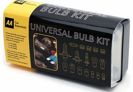AA Car Essentials Universal Bulb Kit