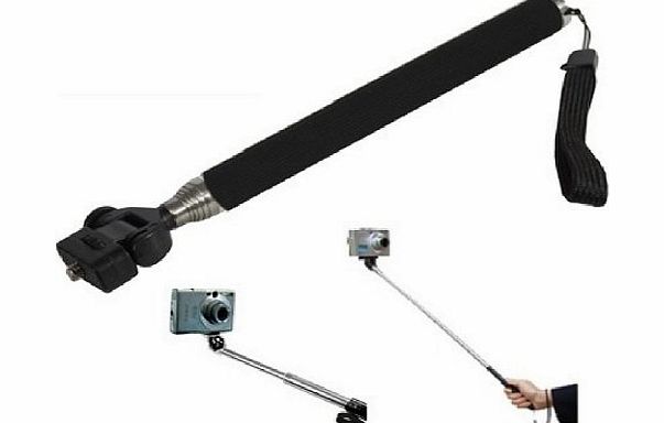 Active PRO - Traveller Monopod for Compact Digital Cameras - Works with Sony, Canon, Nikon, Panasonic, Flip, Kodak, Fujifilm, Toshiba, Veho and Go Pro Action Camera - With Wrist Strap - Range: 22 to 1
