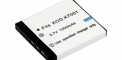 AAA Products High Capacity - Rechargeable Battery for Kodak Digital Cameras - Replacement for KODAK Klic-7001 battery - AAA Products - 12 Month Warranty