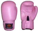 Boxing Pink Gloves Leather