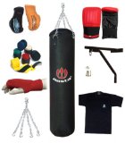 Boxing Set, 4ft Punch Bag, Wall Bracket, Mitts, Gloves, Hand wrap, Chain