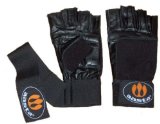 Leather Weight Lifting Gloves With Wrist Support