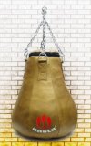 MAIZE punch bag with CHAINS