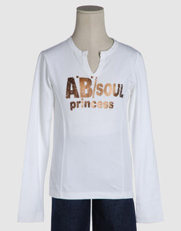 AB/SOUL PRINCESS TOP WEAR Long sleeve t-shirts GIRLS on YOOX.COM