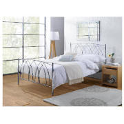 Double Chrome Bed Frame & Airsprung Memory