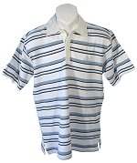 & Fitch Gym Issue Polo Blue/White Size Medium
