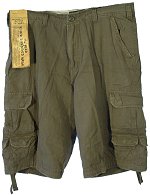 & Fitch River Dredged Wash Cargo Shorts HT Green Size 32 inch waist