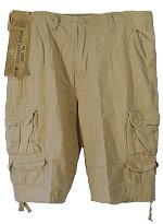 Abercrombie & Fitch River Dredged Wash Cargo Shorts Sand Size 31 inch waist