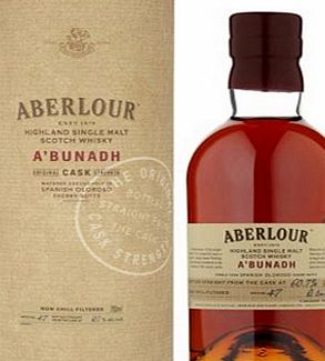 Aberlour Single Bottle: Aberlour Abunadh Speyside Single