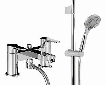 Debut Deck Mounted Bath/Shower Mixer with