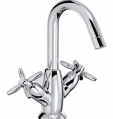 Opulence Deck Mounted Basin Mixer Tap with
