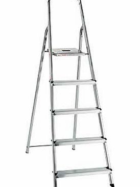 Abru Domestic 5 Tread Aluminium Step Ladder