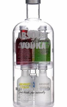 Absolut Naturals Gift Set (contains 5 x Assorted Absolut Vodka Miniatures)