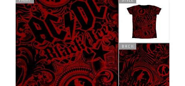 AC/DC (Girls Got Rythym) Fitted T-Shirt *Import*
