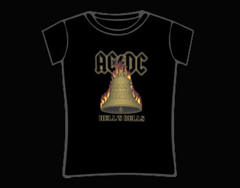 AC/DC Hells Bells Skinny T-Shirt