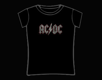 AC/DC Nailhead Skinny T-Shirt