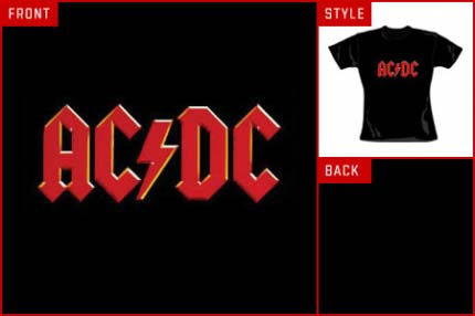 AC/DC (Red Logo) Skinny T-shirt