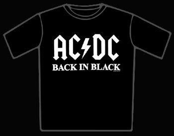 AC/DC White Logo T-Shirt