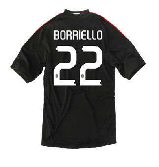 AC Milan Adidas 2010-11 AC Milan 3rd Shirt (Borriello 22)