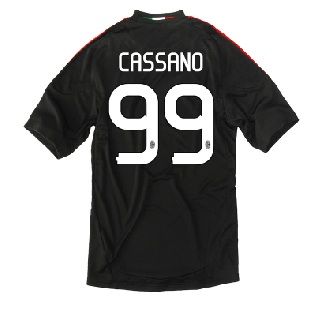 Adidas 2010-11 AC Milan 3rd Shirt (Cassano 99)