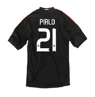 AC Milan Adidas 2010-11 AC Milan 3rd Shirt (Pirlo 21)