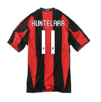 AC Milan Adidas 2010-11 AC Milan Home Shirt (Huntelaar 11)