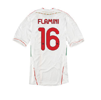 AC Milan Adidas 2011-12 AC Milan Away Shirt (Flamini 16)