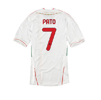AC Milan Adidas 2011-12 AC Milan Away Shirt (Pato 7)