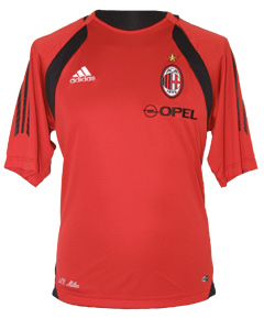 AC Milan Adidas AC Milan Training shirt - red 05/06