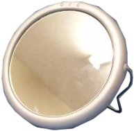 Accessories Round Mirror Standup and Silver edged