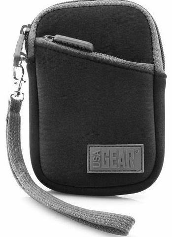 USA Gear Portable Mobile Phone Case Pouch with Carrying Wrist Strap for Big Button / Easy to Use Senior / Pay as you go / Pre-Pay / PAYG / Mobile Phones - Will fit Select Vodafone , TTfone , Samsung ,